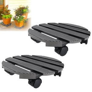 PLATEAU DE POT Fleur Plastique Support Pour Plantes Avec Roues EUR 19,58 - FR