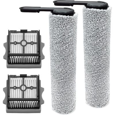 Rouleau de brosse de rechange et filtre HEPA pour Tineco FLOOR ONE stretch S6/SWITCH S6/S6 stretch lite/S7 Stretch Ultra/S9 Artist/i6 Stretch/i5 Stretch Aspirateur