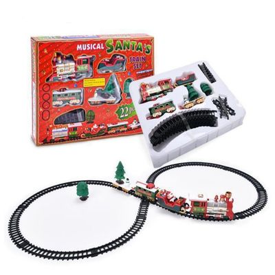 Circuit Train électrique Enfant 105 Pièces - Construction 3D Avec Loopings - Alimentation USB - Cadeau Noël - 12