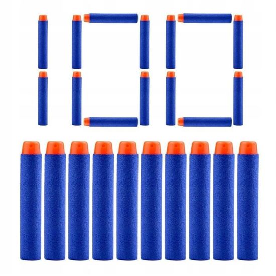 Lot de 100 fléchettes à ventouse pour blasters Nerf N-Strike Elite Series 7 cm de long, 1,3 cm de diamètre, vert Lot de 100 fléchettes à ventouse pour blasters Nerf N-Strike Elite Series 7 cm de long, 1,3 cm de diamètre, vert