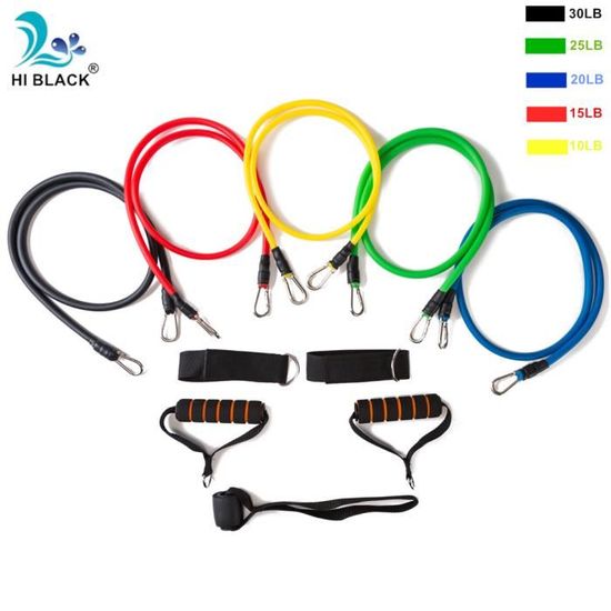 Bandes De Résistance De Fitness - 4 Tubes De Pédale Extracteur De