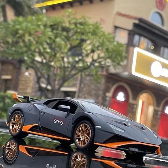 Voiture de sport en alliage STO 1:24 - Marque - Modèle - Collection son