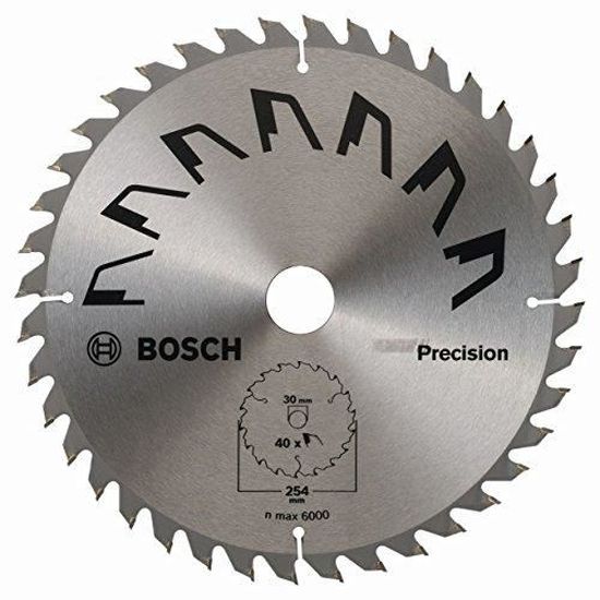 Lame De Scie Circulaire Starrett TCT 254 Mm - 40 Dents, Alésage 16/19/25/30 Mm | Pour Bois, Coupes Nettes, Scies à Onglet Et Circulaires