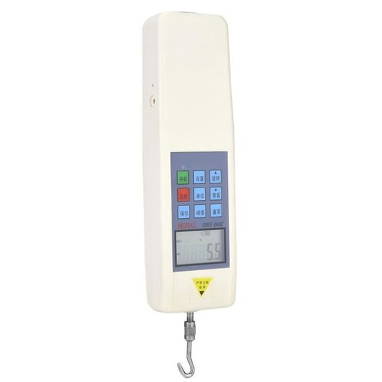 Dynamomètre Numérique 500N Portable | Écran Rétroéclairé, 3 Modes De Mesure, Conversion D'unités, Idéal Pour Tests Industriels - 12