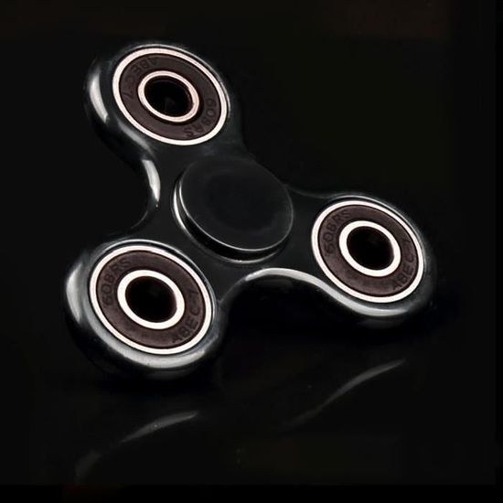 2017 Nouveau Noir Tri-Spinner S'agite Jouet Métal EDC Sensorielle Fidget  Spinner Pour L'autisme et LE TDAH Enfants/Adulte drôle Anti - Cdiscount  Jeux - Jouets