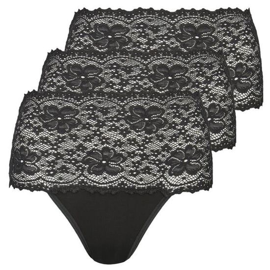 Lot De 4 Culottes Taille Haute En Coton Doux - Confortable Et Sans Couture Pour Femme - 11