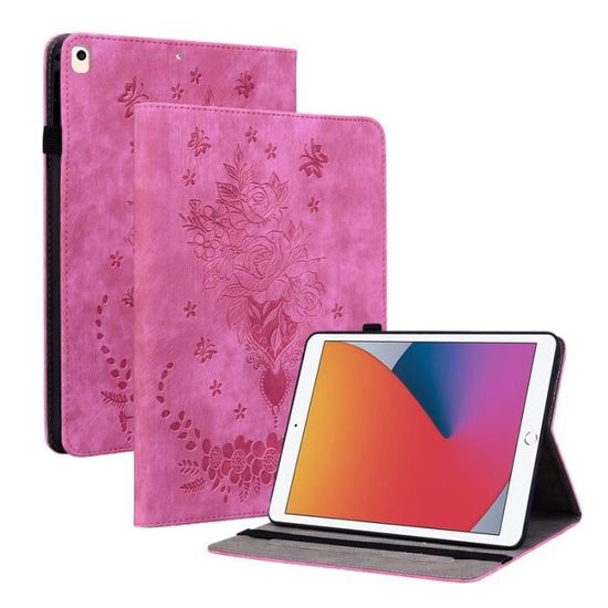 YENDOSTEEN Funda Para IPad 9ª (2021)/8ª (2020)/7ª (2019) Generación 10,2 Pulgadas,Ayerial De Montañas De Alivio Smart Cover Auto-Sueño/Estela