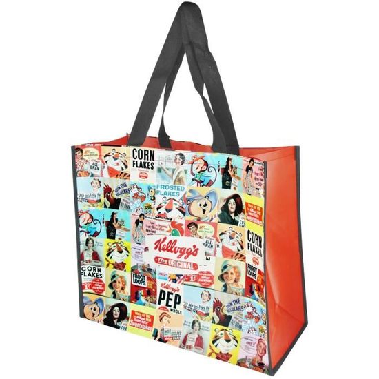 Sac Cabas Pour Courses Shopping Licence Kellogg's Corn Flake Mosaique