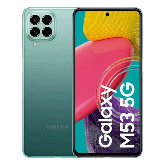 Samsung Galaxy M53 5G 8Go/128Go Vert (Green) Double SIM M536B
