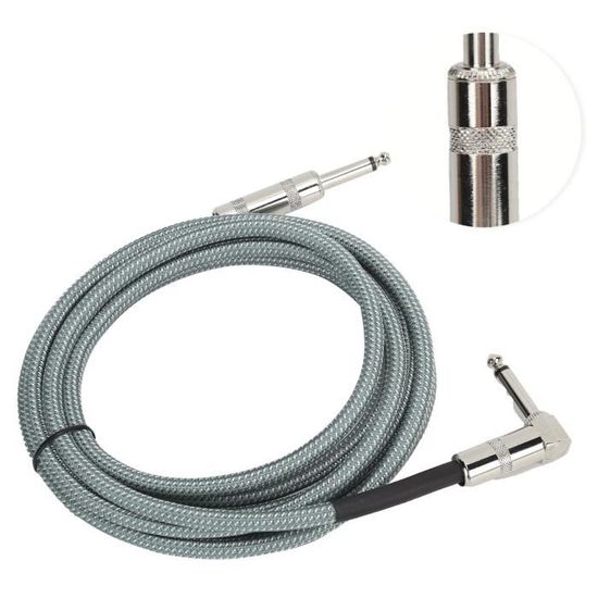 Câble De Guitare Électrique 60 Cm - Cordon Rond En PVC, Durable, Pour Remplacement De Cordes - Outil Professionnel Pour Guitaristes - 4