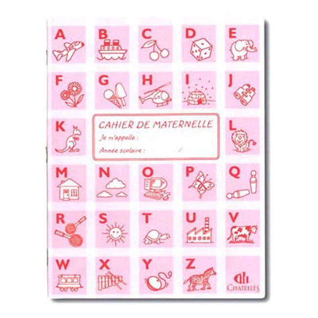 Cahier Maternelle CLAIREFONTAINE 17x22 cm 32p 90g Travers 18mm 504tc
