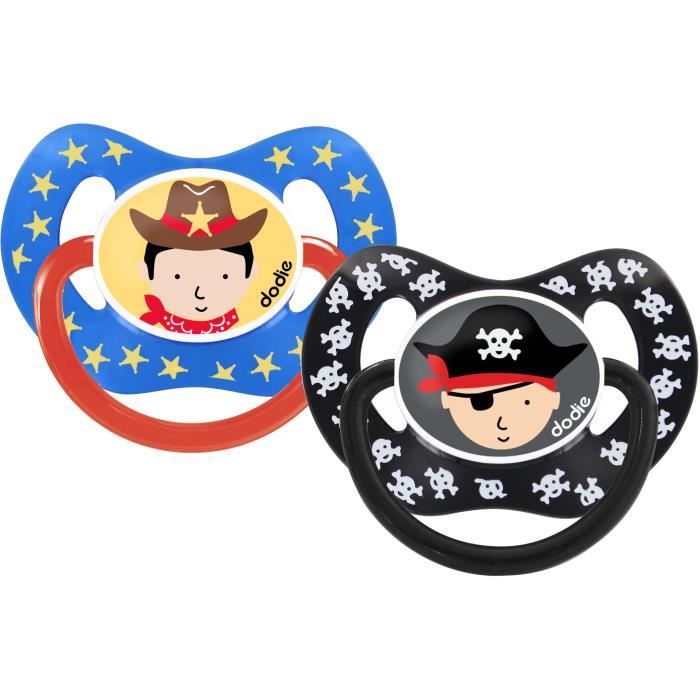 Dodie Lot De 2 Sucettes Physiologiquess 18 Mois Garcon Cdiscount Puericulture Eveil Bebe