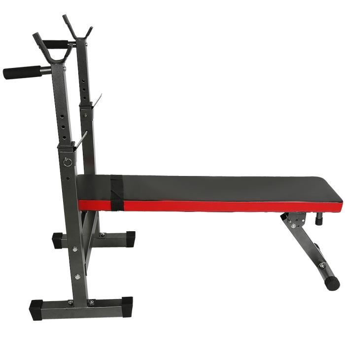 Banc réglable, Banc de Musculation pour l'entraînement Complet du Corps - Banc Pliable Hauteur Réglable