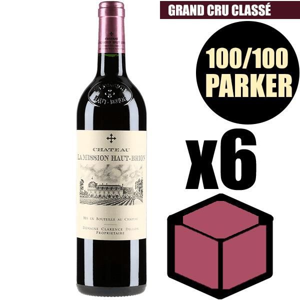 X6 Château La Mission Haut-Brion 2005 75 cl AOC Pessac-Léognan Rouge Grand Cru Classé Vin Rouge