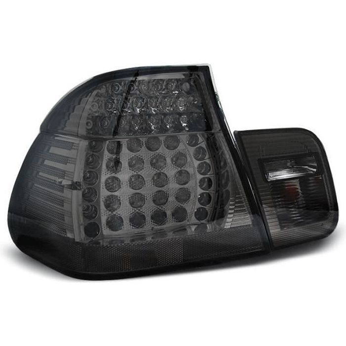 Paire de feux arriere BMW serie 3 E46 berline 01-05 fume led (M80)