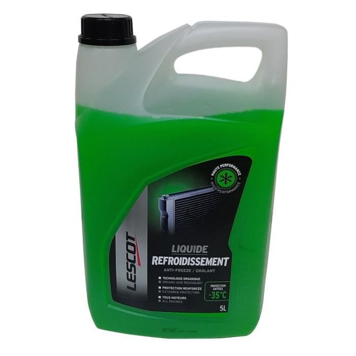 Liquide de Refroidissement Organique Universel HP -35°C - 5 L