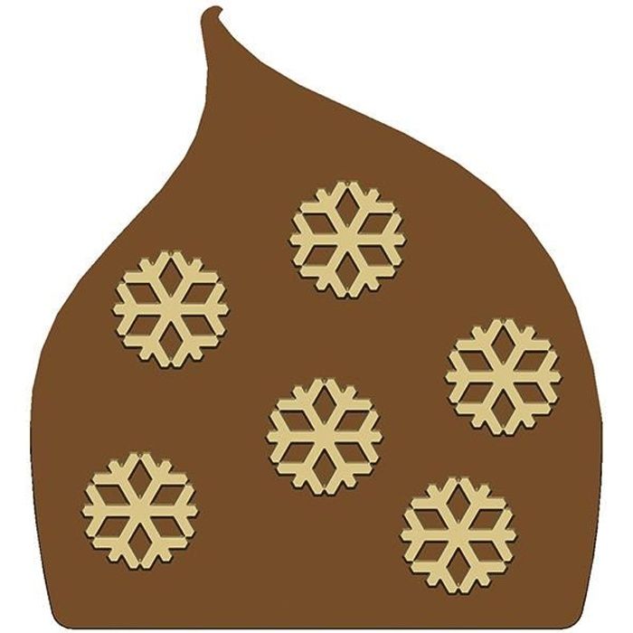 Mallard ferriåre plaque embout de buche petits flocons p/10