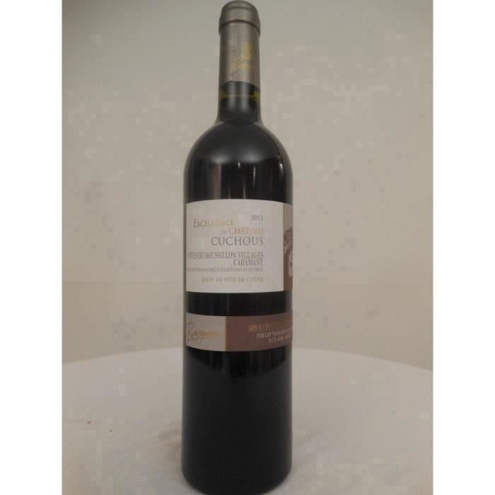 côtes du roussillon cellier trémoine château cuchous - excellence Rouge 2012 - roussillon france