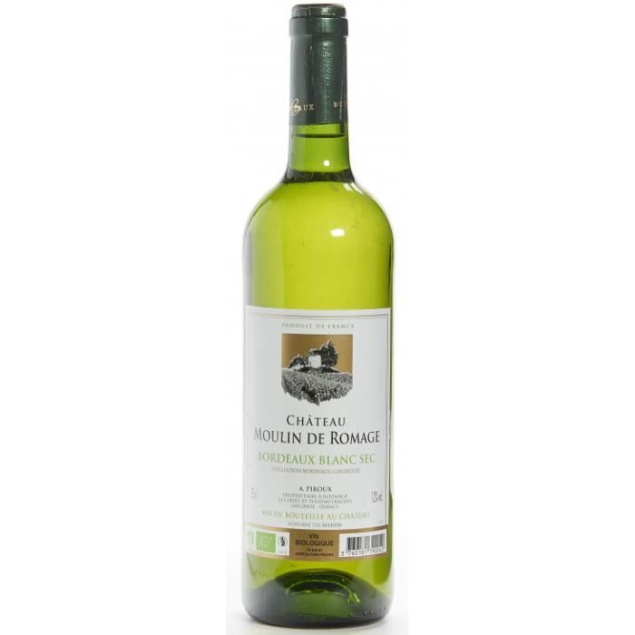 Moulin de Romage Bordeaux blanc sec 75cl