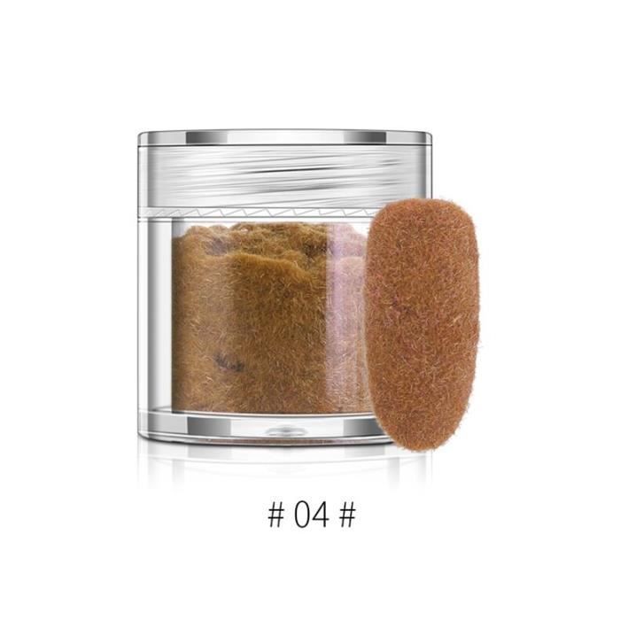 poudre de velours floquée, noir, blanc, rouge, paillettes pour ongles, Nail Art, poussière scintillante, Pigm Champagne -GE12637