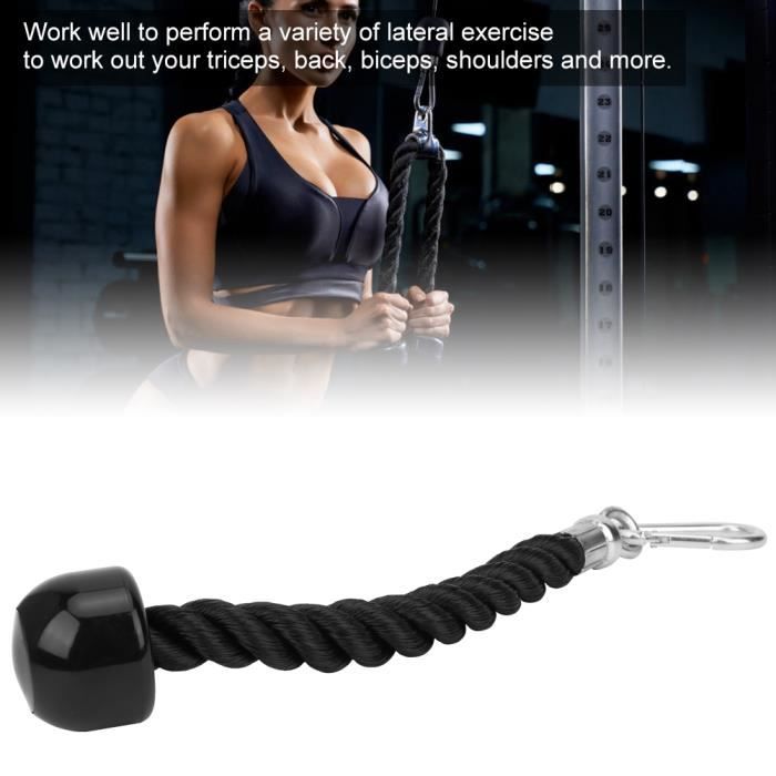 Gym Fitness Equipment Triceps Corde Musculus Biceps Musculation Pull-down corde simple