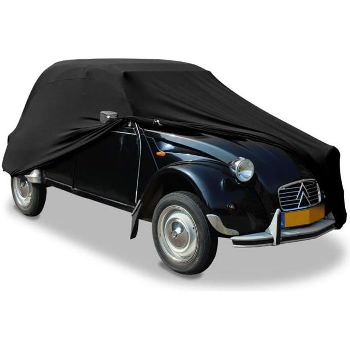 CITROEN 2CV BÂCHE DE PROTECTION POUR INTÉRIEUR NOIR NOUVEAUX COUVERTURE