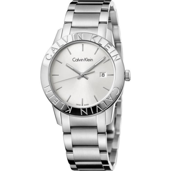 Calvin Klein steady K7Q21146 Montre-Bracelet pour hommes Fabriqué en Suisse