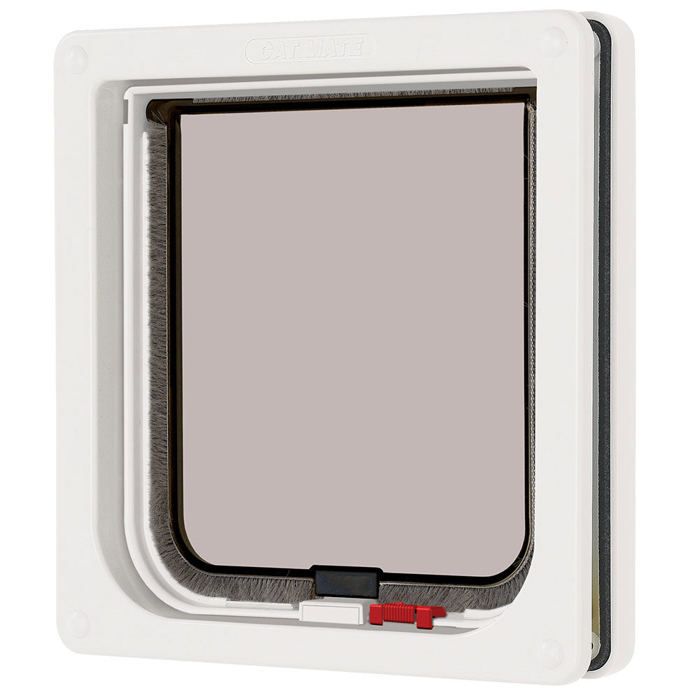PET MATE Chatière verrouillable 304W - Blanc - Pour chat