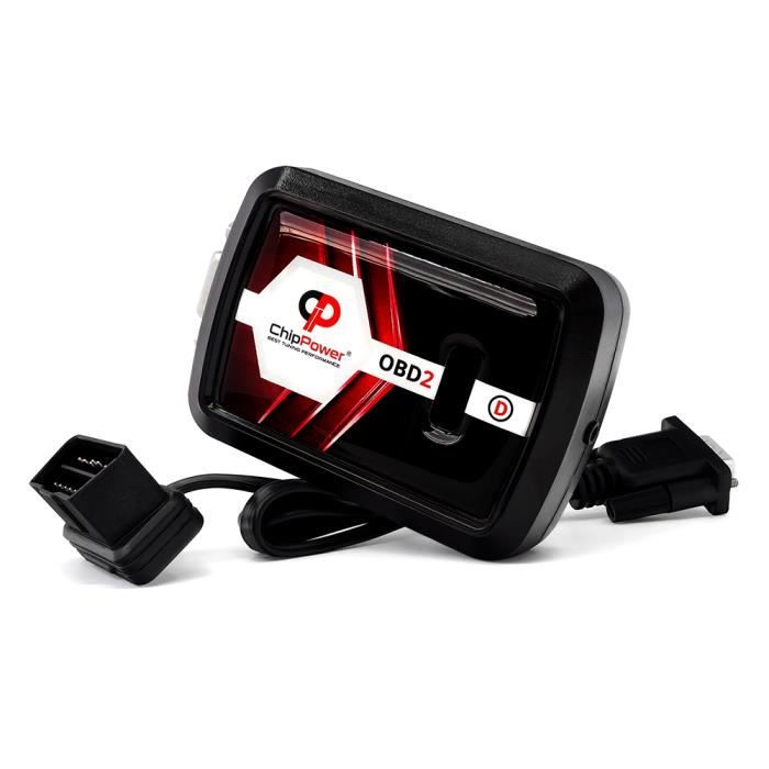 Boitier Additionnel Puce pour BMW 5 serie E60/E61 530d xd 535d - kW - CV 2002-2010 Tuning ChipPower OBD2 v4 Diesel