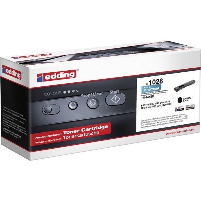 Toner compatible noir Edding edding 1028 18-1028 remplace Brother TN-241BK 2500 pages 1 pc(s)