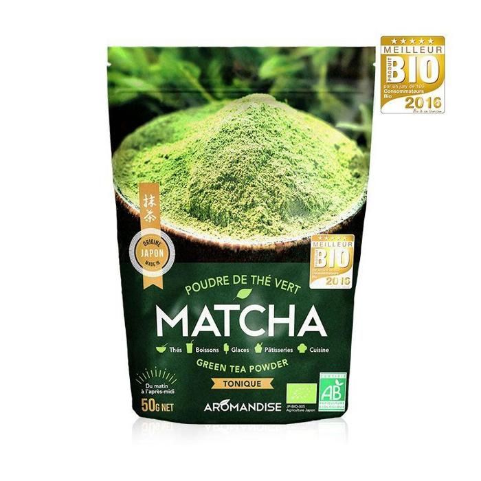 Poudre de thé vert japonais Matcha Bio - Flori…