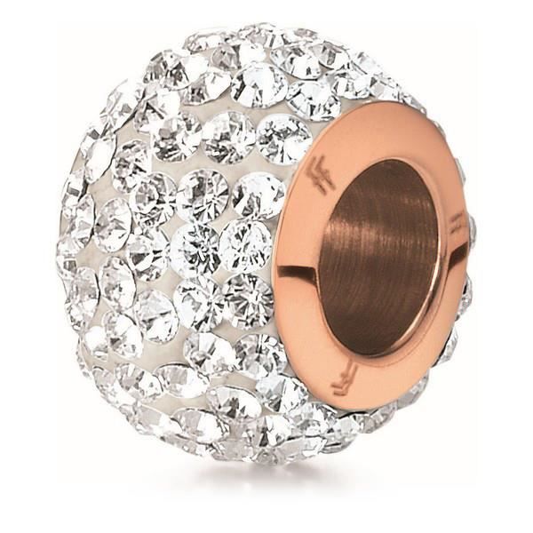 Perle de verre Femme Folli Follie 3P0T023RC Argenté (1 cm)