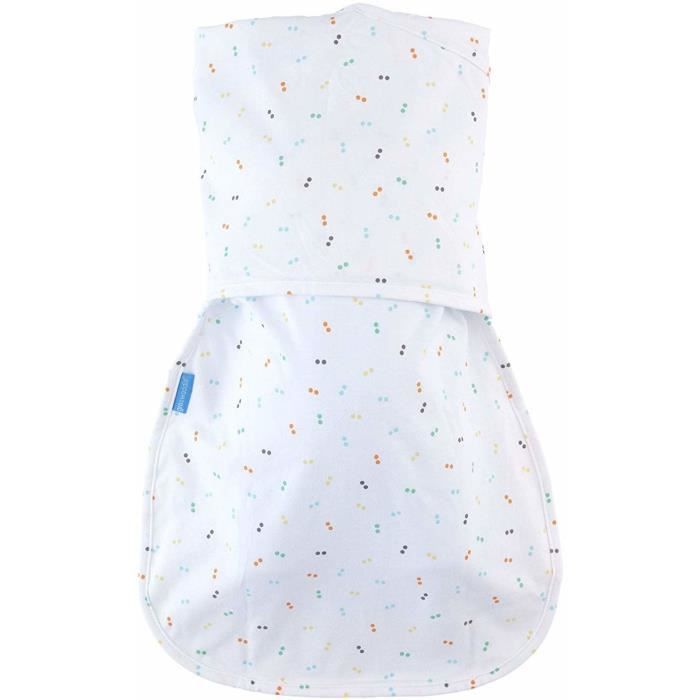 THE GRO COMPANY Lange d'emmaillotage Gro Swaddle - Blanc - Pack double