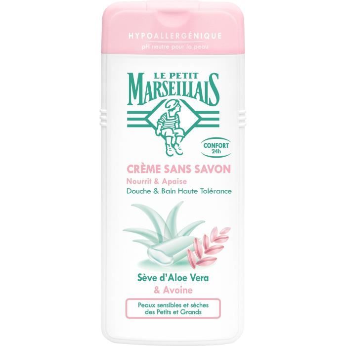 Le Petit Marseillais Crème Douche Sève d'Aloe Vera et Avoine 650ml