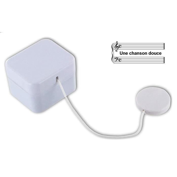 Une chanson douce (Henri Salvador) - Boîte à musique / mécanisme musical / mouvement à ficelle lavable pour doudou ou peluche.