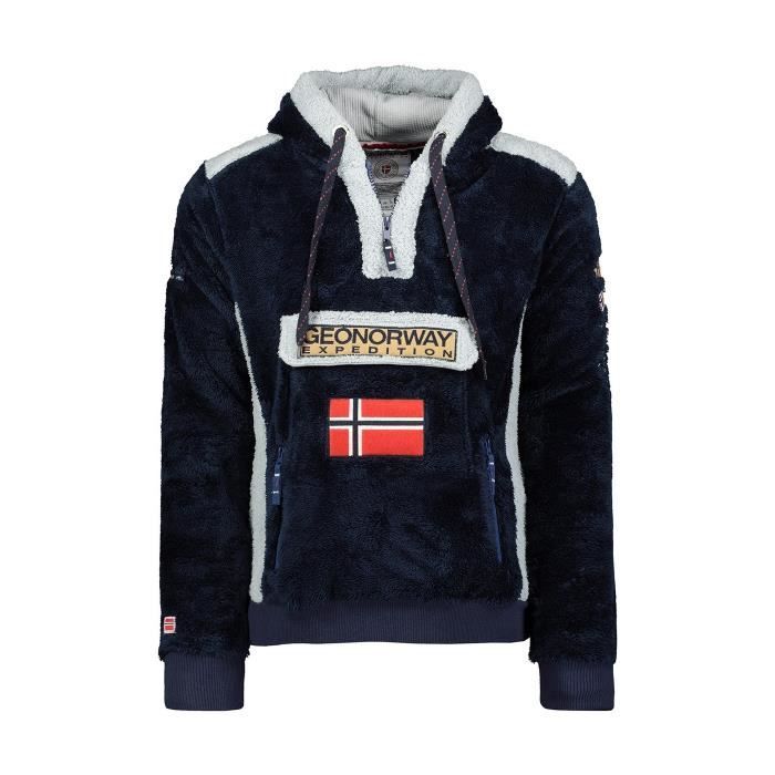 Polaire Homme Geographical Norway Gymclass Sherco 100EO Marine