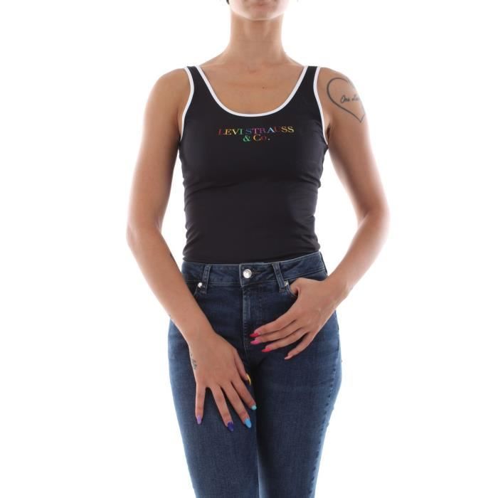 Débardeur Levis Body Noir pour femmes. 57787 0004.