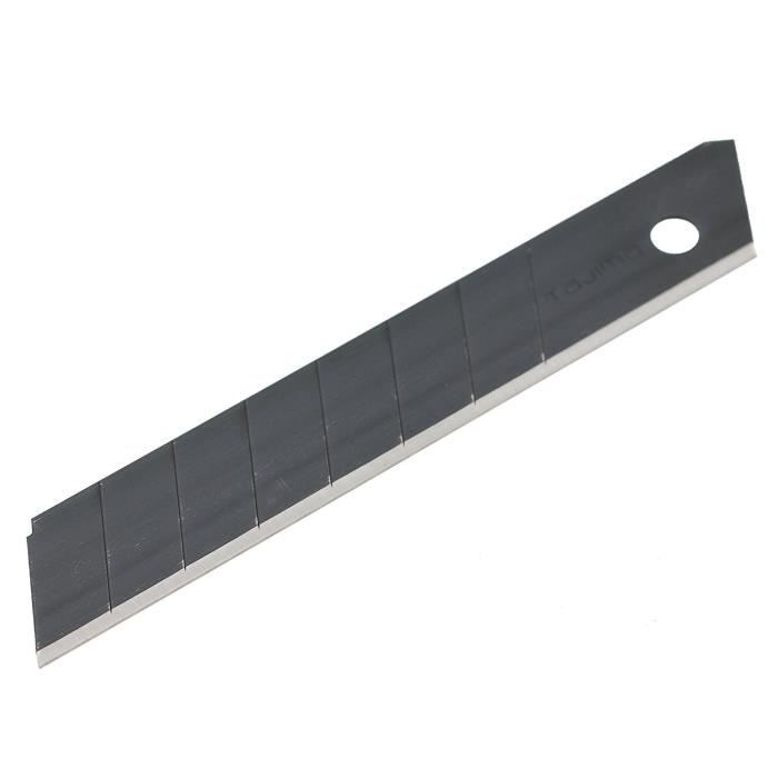 TAJIMA 10 Lames cutter Razar black - 18 mm