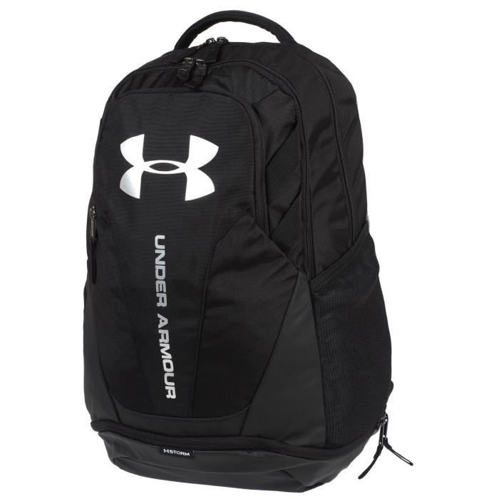 Sac à dos collège Ua hustle 3.0 blk/slv - Under armour UNI Noir
