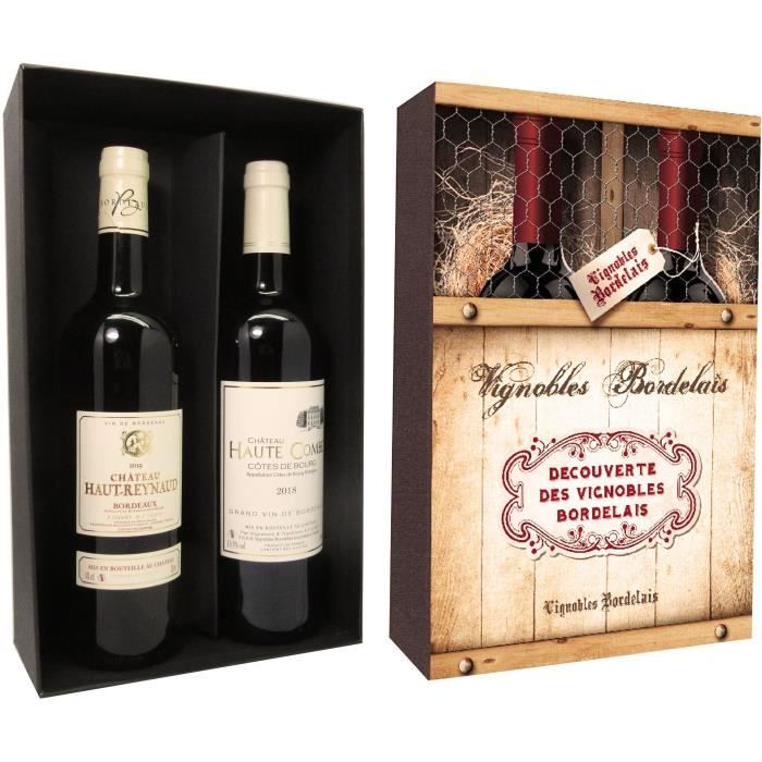 Coffret Découverte des Vignobles Bordelais 2 x 75 cl