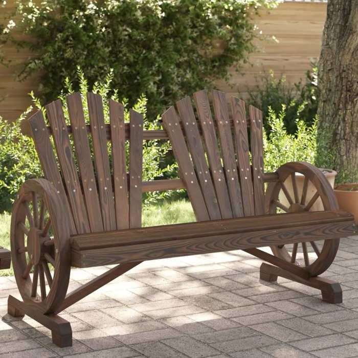 VIDAXL vidaXL Chaise de jardin Adirondack Bois - vue 2