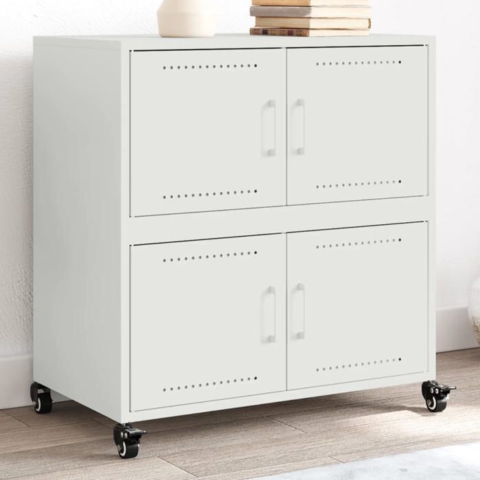 VidaXL Buffet 2 Portes Et Tiroir - Meuble De Rangement Moderne Chêne Sonoma - Lot De 2 Armoires Salon