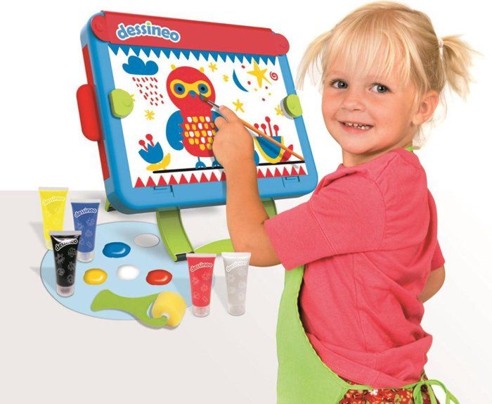 Dessineo - Chevalet de Peintre pour Apprendre à Dessiner et Peindre - Activité Créative Enfant