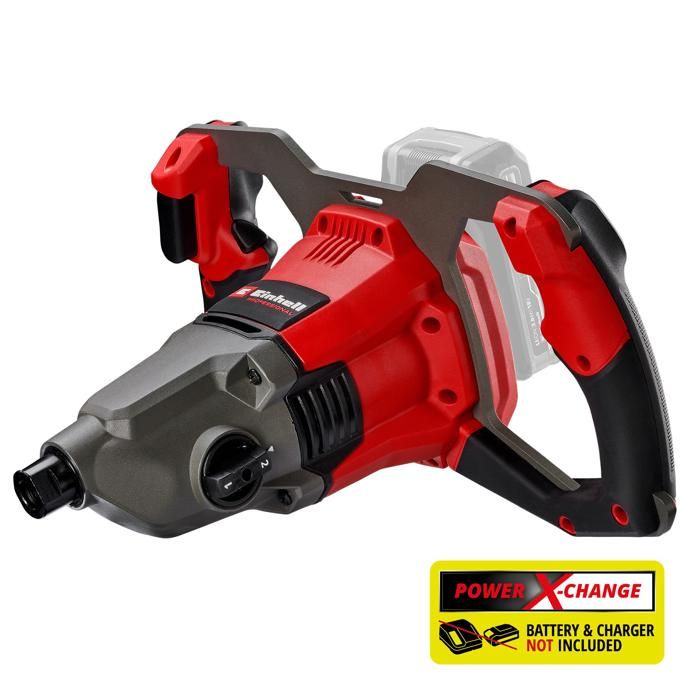 Einhell Professional Malaxeur Peinture / Mortier sans fil TP MX 18 2 Li BL Solo Power X Change 18V Livré sans batterie ni