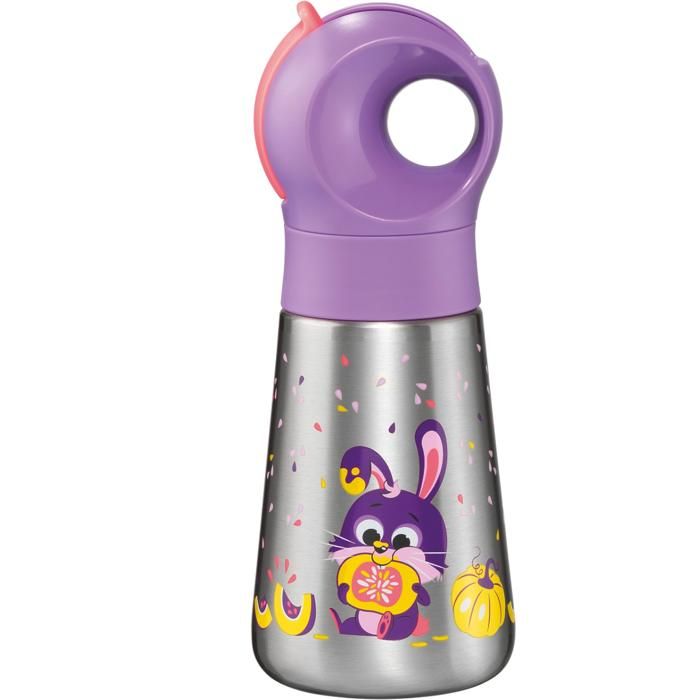Gourde isotherme - MAPED - Lapin - Acier inoxydable - 350 ml - Enfant
