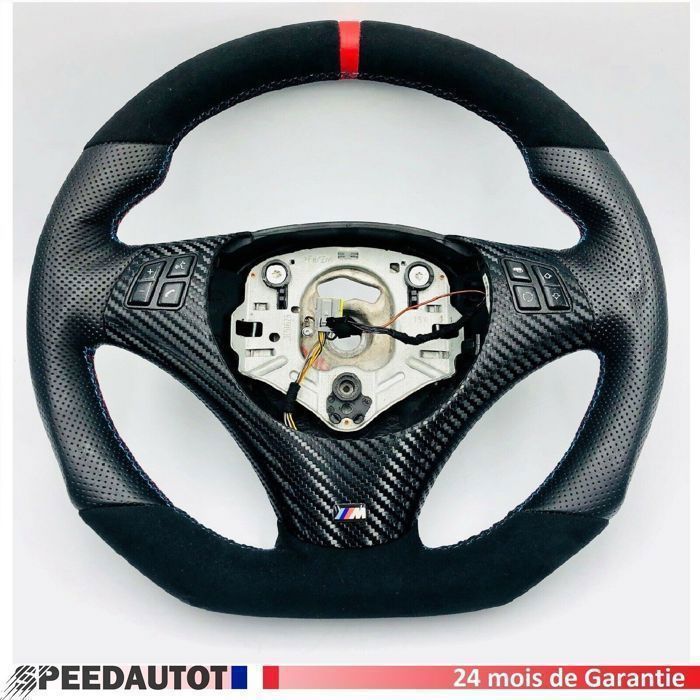 Volant en cuir aplati BMW M-power E82 E84 E87 E88 E90 E91 E92 E93 volant reconditionné