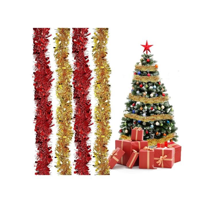 10 Pièces Guirlande de Noël pour Sapin, Décoration Intérieure et 10 Pièces Guirlande de Noël pour Sapin, Décoration Intérieure et