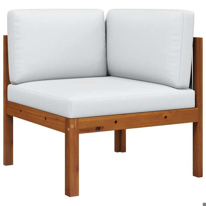 NEW 2025 Banc dangle de jardin - GKK - Siège de jardin - avec coussins - en bois dacacia et corde GGK1648