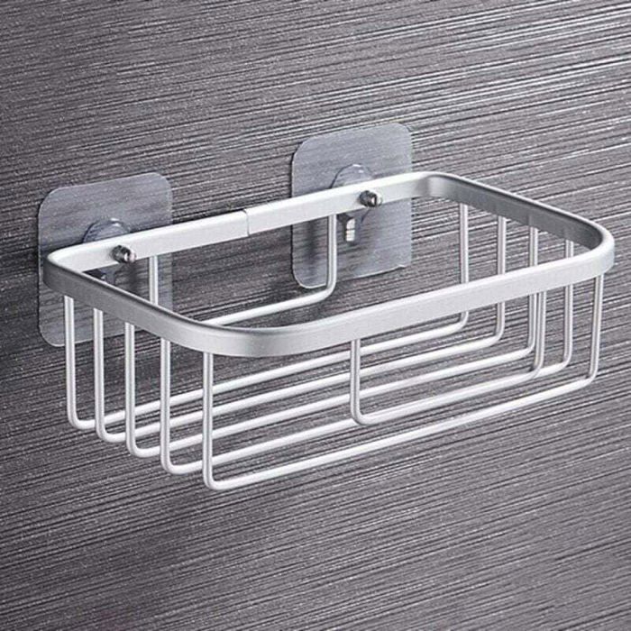Support détagère de douche de salle de bain en acier inoxydable étagère de rangement dangle pour shampoing et cosmétiqu