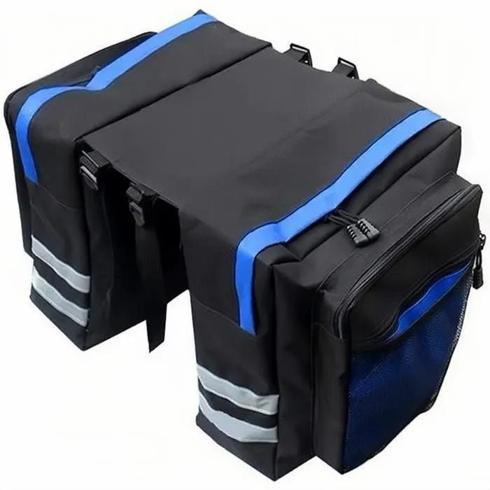 Sacoche de vélo - Grande capacité imperméable 30 L avec bandes réfléchissantes